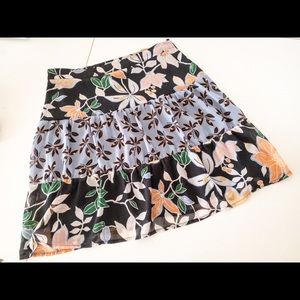 Loft floral skirt
